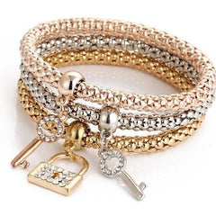 3-in-1 bracelet with pendants