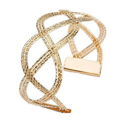 Elegant golden cuff