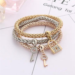 3-in-1 bracelet with pendants