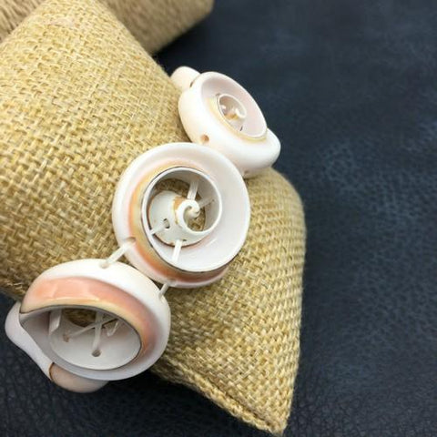 Unique all-natural shell bracelet