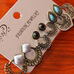 3-in-1 vintage earrings